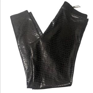 Express High Waisted Leather Legging